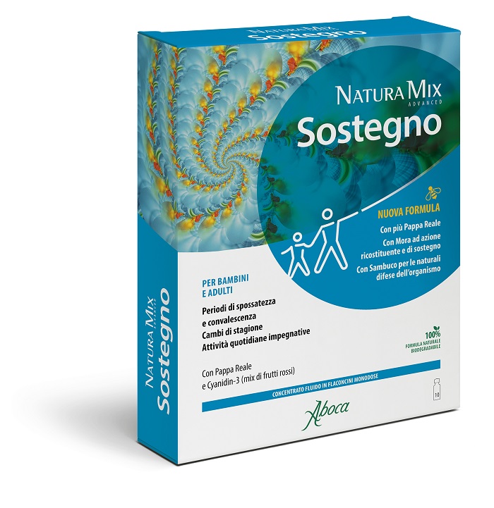 NATURA MIX ADVANCED SOSTEGNO 10 FLACONCINI DA 15 ML - Farmacia Artemisia di Montecuollo Dott. Angelo snc