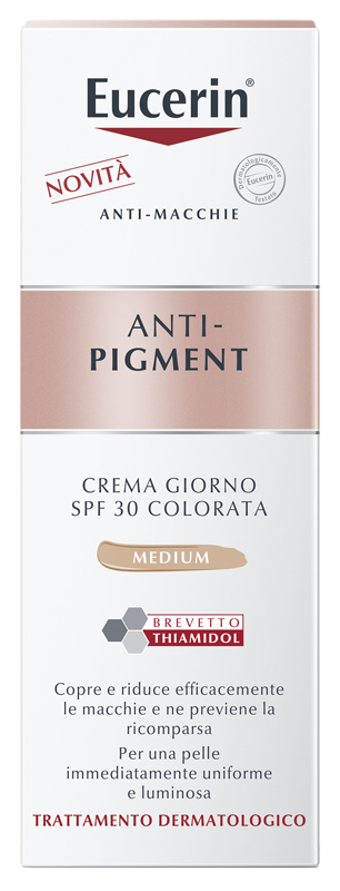 EUCERIN ANTI-PIGMENT GIORNO SPF30 COLORATO MEDIUM 50 ML - Farmacia Artemisia di Montecuollo Dott. Angelo snc