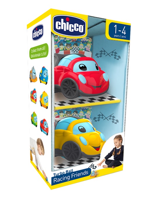 CHICCO GIOCO TURBO BALL - RACING FRIENDS - Farmacia Artemisia di Montecuollo Dott. Angelo snc