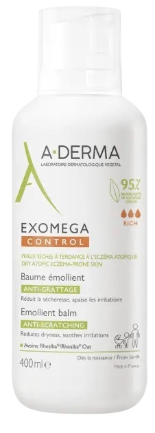 EXOMEGA CONTROL BALSAMO EMOLLIENTE 400 ML - Farmacia Artemisia di Montecuollo Dott. Angelo snc