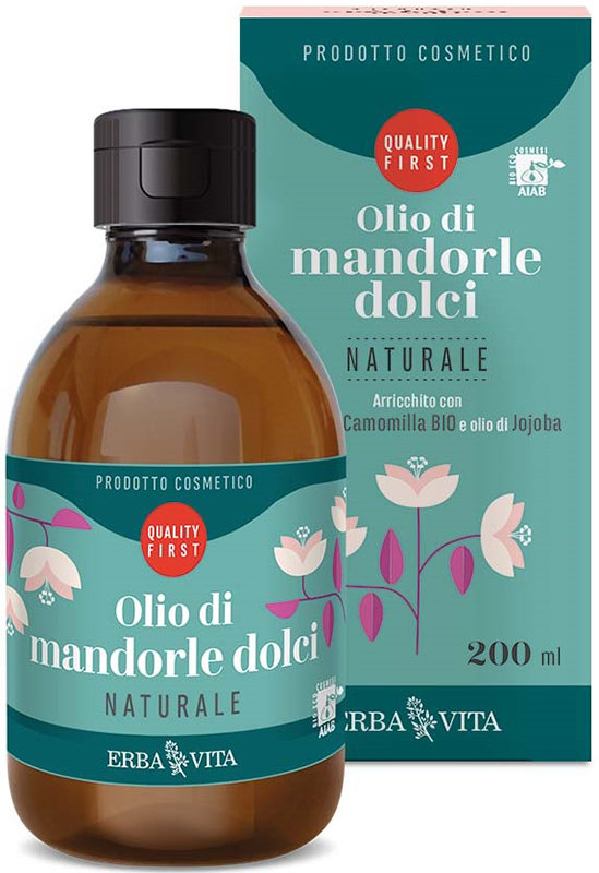 OLIO DI MANDORLE DOLCI NATURALE 200 ML - Farmacia Artemisia di Montecuollo Dott. Angelo snc
