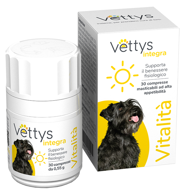 VETTYS INTEGRA VITALITA' CANE 30 COMPRESSE MASTICABILI - Farmacia Artemisia di Montecuollo Dott. Angelo snc