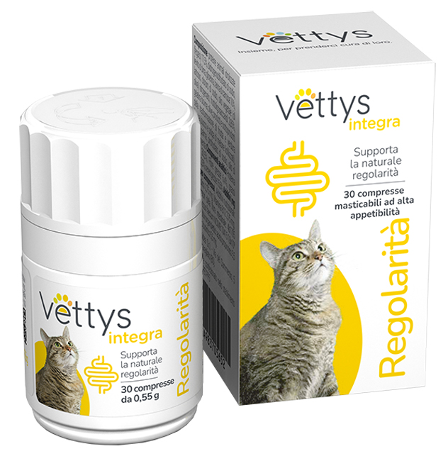 VETTYS INTEGRA REGOLARITA' GATTO 30 COMPRESSE MASTICABILI - Farmacia Artemisia di Montecuollo Dott. Angelo snc