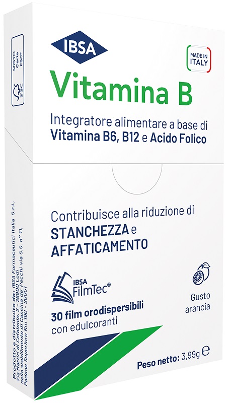 VITAMINA B IBSA 30 FILM ORALI - Farmacia Artemisia di Montecuollo Dott. Angelo snc