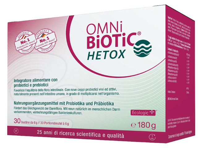 OMNI BIOTIC HETOX 30 BUSTINE DA 6 G - Farmacia Artemisia di Montecuollo Dott. Angelo snc
