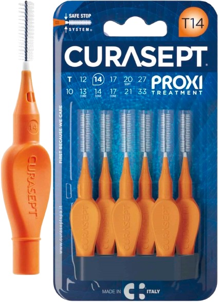 CURASEPT PROXI T14 ARANCIO/ORANGE 6 PEZZI - Farmacia Artemisia di Montecuollo Dott. Angelo snc
