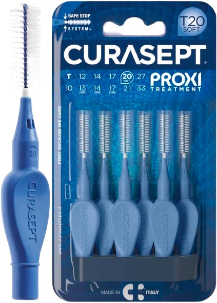 CURASEPT PROXI T20 SOFT BLUE 6 PEZZI - Farmacia Artemisia di Montecuollo Dott. Angelo snc