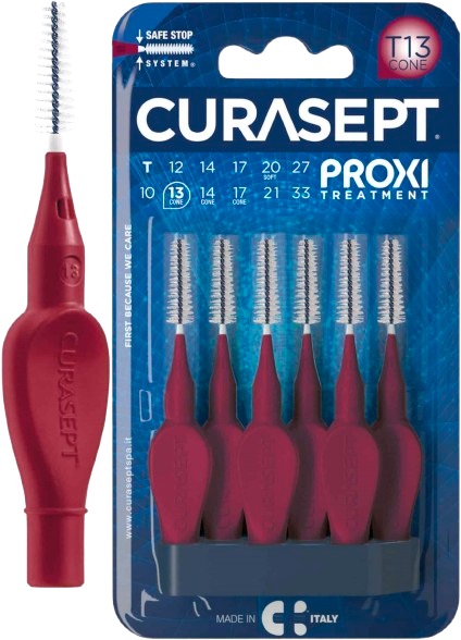 CURASEPT PROXI T13 CONE BORDEAUX 6 PEZZI - Farmacia Artemisia di Montecuollo Dott. Angelo snc