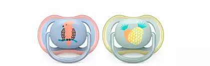 AVENT SUCCHIETTO ULTRA AIR 0-6M MASCHIO ANANAS/PAPPAGALLO 2 PEZZI - Farmacia Artemisia di Montecuollo Dott. Angelo snc