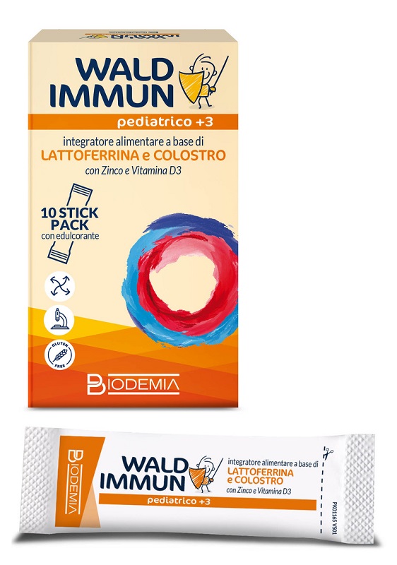 WALD IMMUN PEDIATRICO +3 10 STICK GUSTO CIOCCOLATO - Farmacia Artemisia di Montecuollo Dott. Angelo snc
