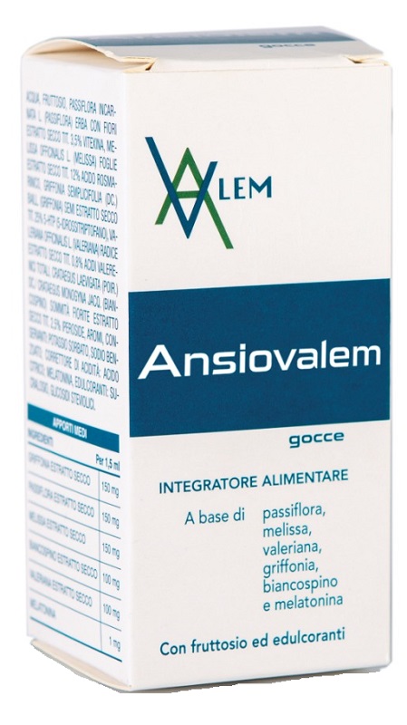 ANSIOVALEM 30 ML - Farmacia Artemisia di Montecuollo Dott. Angelo snc