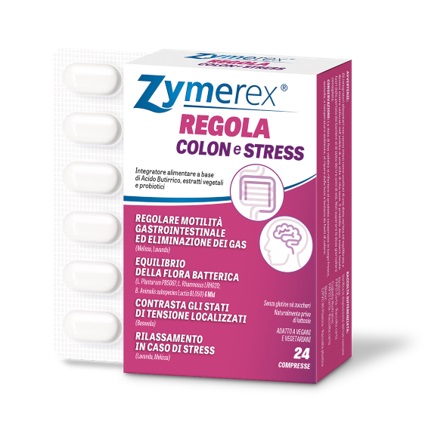 ZYMEREX REGOLA COLON E STRESS 24 COMPRESSE - Farmacia Artemisia di Montecuollo Dott. Angelo snc