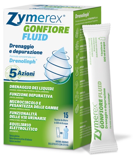 ZYMEREX GONFIORE FLUID 15 BUSTINE - Farmacia Artemisia di Montecuollo Dott. Angelo snc