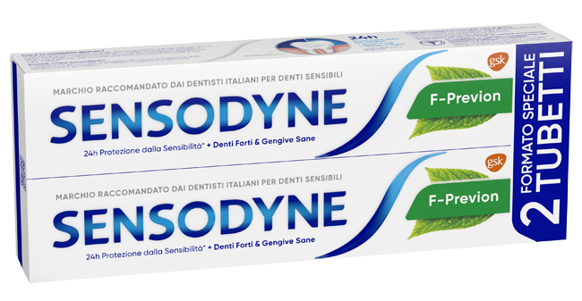 SENSODYNE F PREVION 2 X 75 ML - Farmacia Artemisia di Montecuollo Dott. Angelo snc