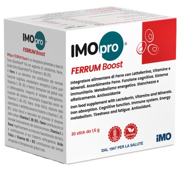 IMOPRO FERRUM BOOST 30 STICK 1,6 G - Farmacia Artemisia di Montecuollo Dott. Angelo snc