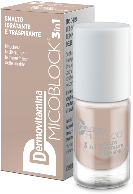 DERMOVITAMINA MICOBLOCK 3IN1 SMALTO IDRATANTE E TRASPIRANTE BEIGE 5 ML - Farmacia Artemisia di Montecuollo Dott. Angelo snc