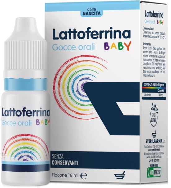LATTOFERRINA BABY GOCCE ORALI 16 ML - Farmacia Artemisia di Montecuollo Dott. Angelo snc