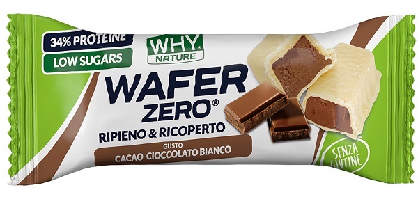 WHYNATURE WAFER ZERO CACAO CIOCCOLATO BIANCO 30 G - Farmacia Artemisia di Montecuollo Dott. Angelo snc