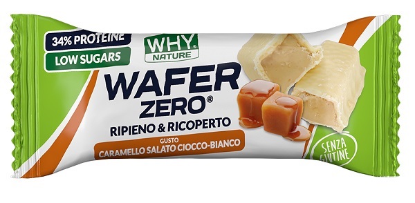 WHYNATURE WAFER ZERO CARAMELLO CIOCCOLATO BIANCO 30 G - Farmacia Artemisia di Montecuollo Dott. Angelo snc