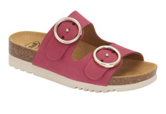 CALZATURA MALIBU' 2 STRAPS NUBUCK WOMAN FUCHSIA TECNOLOGIA BIOPRINT MATERIALE NUBUCK FODERA TOMAIA MICROFIBRA FODERA SOTTOPIEDE MICROFIBRA 38 SS22 - Farmacia Artemisia di Montecuollo Dott. Angelo snc