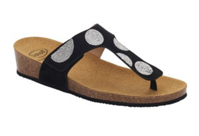 CALZATURA DUBAI FLIP-FLOP MICROFIBRE+STRASS WOMAN BLACK TECNOLOGIA BIOPRINT MATERIALE MICROFIBRA + STRASS FODERA TOMAIA MICROFIBRA FODERA SOTTOPIEDE MICROFIBRA 36 SS22 - Farmacia Artemisia di Montecuollo Dott. Angelo snc