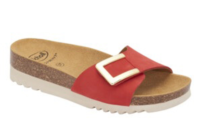 CALZATURA MONTEREY MULE NUBUCK WOMAN RED TECNOLOGIA BIOPRINT MATERIALE NUBUCK FODERA TOMAIA MICROFIBRA FODERA SOTTOPIEDE MICROFIBRA 38 SS22 - Farmacia Artemisia di Montecuollo Dott. Angelo snc