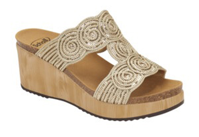 CALZATURA SABAUDIA T-BAR RAFFIA+SEQUINS WOMAN GOLD TECNOLOGIA BIOPRINT MATERIALE RAFFIA + PAILLETTES FODERA TOMAIA SIMILPELLE FODERA SOTTOPIEDE MICROFIBRA 41 SS22 - Farmacia Artemisia di Montecuollo Dott. Angelo snc