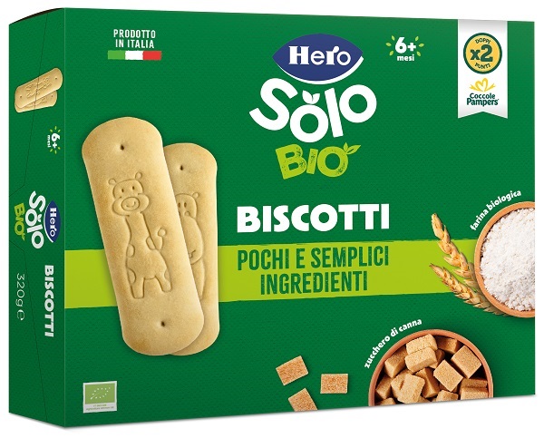 HERO BABY SOLO BISCOTTO SOLUBILE 8X40 G - Farmacia Artemisia di Montecuollo Dott. Angelo snc