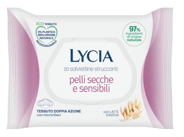 LYCIA SALVIETTINE STRUCCANTI PELLI SECCHE E SENSIBILI 20 PEZZI - Farmacia Artemisia di Montecuollo Dott. Angelo snc