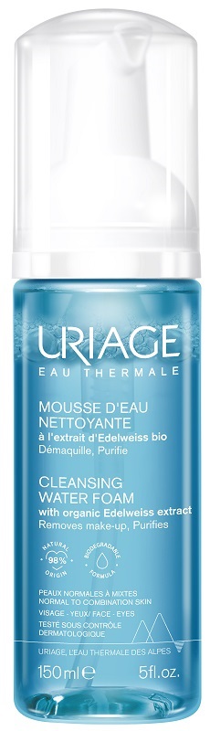 URIAGE MOUSSE D'EAU NETTOYANTE 150 ML - Farmacia Artemisia di Montecuollo Dott. Angelo snc