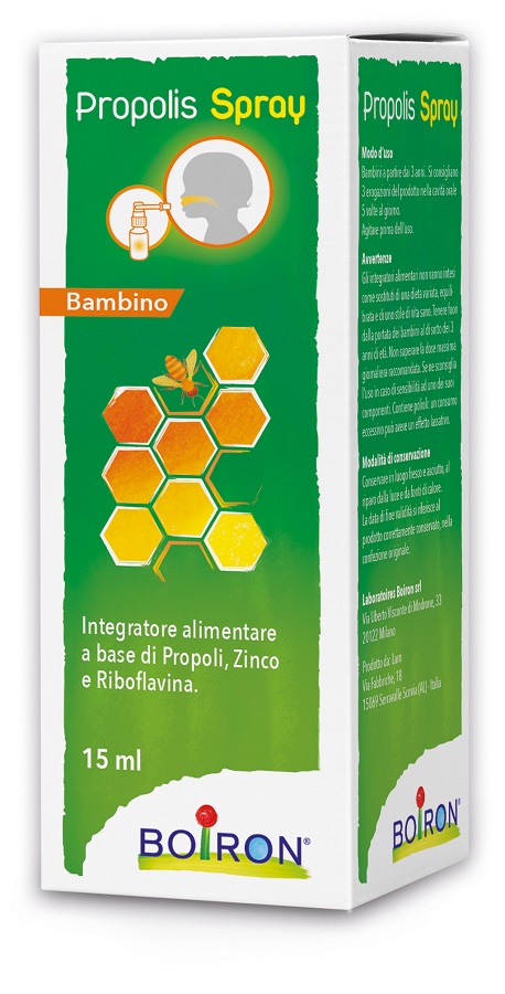 PROPOLIS SPRAY BAMBINO 15 ML - Farmacia Artemisia di Montecuollo Dott. Angelo snc