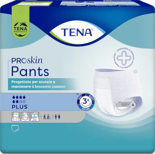PANNOLONE PER INCONTINENZA TENA PANTS PLUS LARGE 14 PEZZI - Farmacia Artemisia di Montecuollo Dott. Angelo snc