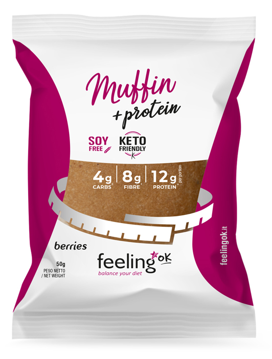 FEELING OK MUFFIN FRUTTI DI BOSCO 50 G - Farmacia Artemisia di Montecuollo Dott. Angelo snc