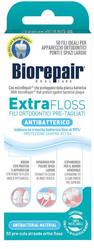 BIOREPAIR EXTRA FLOSS 50 PEZZI - Farmacia Artemisia di Montecuollo Dott. Angelo snc
