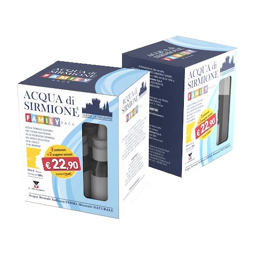 ACQUA DI SIRMIONE FAMILY PACK 12 FLACONCINI DA 15 ML - Farmacia Artemisia di Montecuollo Dott. Angelo snc