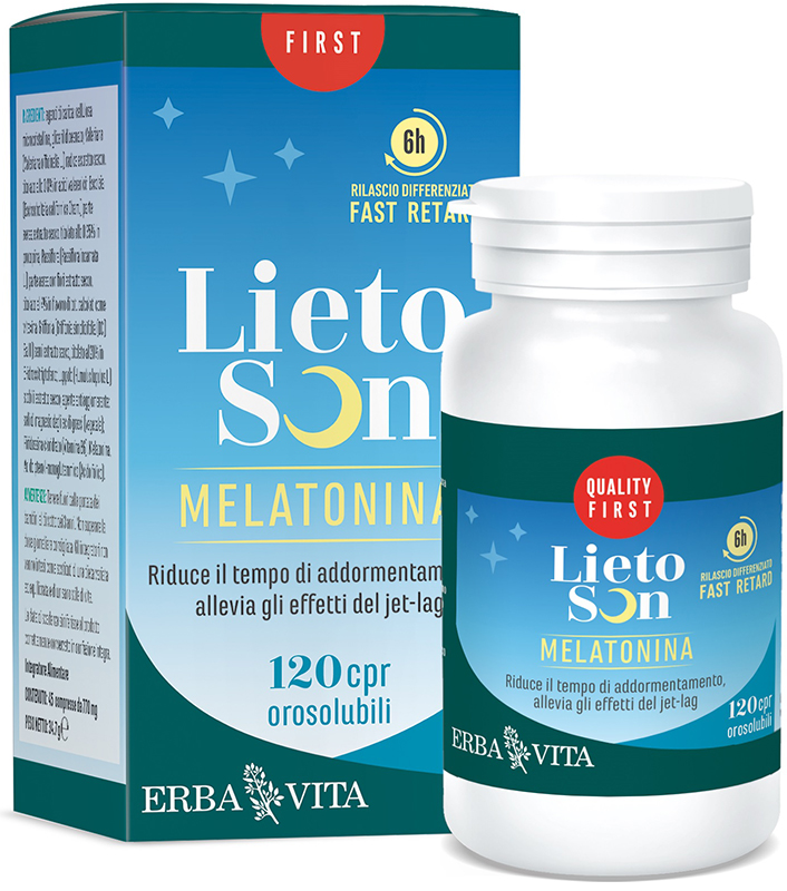 LIETOSON MELATONINA 120 COMPRESSE OROSOLUBILI - Farmacia Artemisia di Montecuollo Dott. Angelo snc