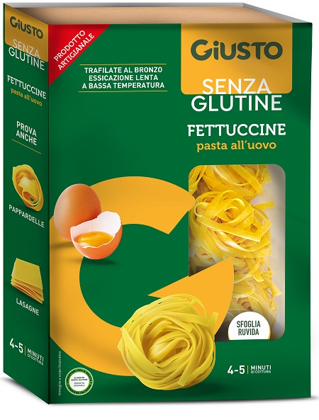 GIUSTO SENZA GLUTINE FETTUCCINE ALL'UOVO 250 G - Farmacia Artemisia di Montecuollo Dott. Angelo snc