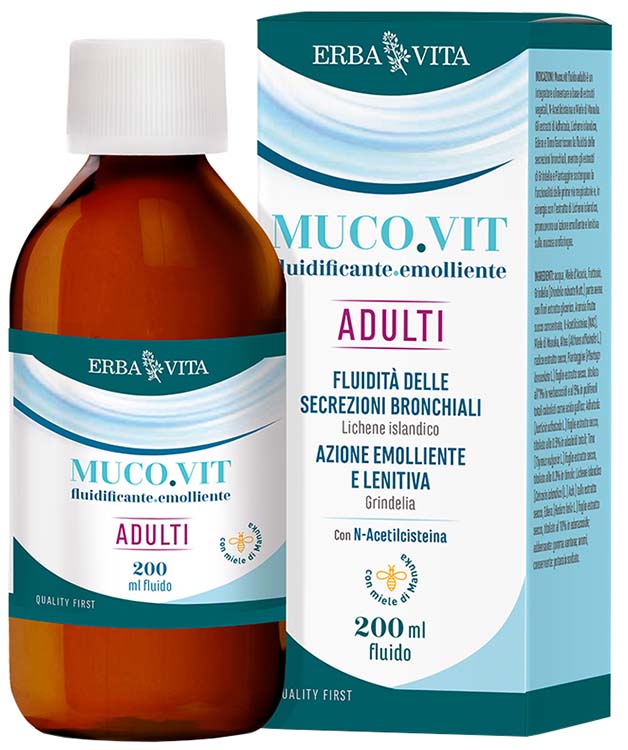 MUCOVIT FLUIDO ADULTI 200 ML - Farmacia Artemisia di Montecuollo Dott. Angelo snc