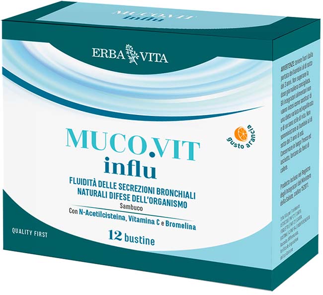 MUCOVIT INFLU 12 BUSTINE - Farmacia Artemisia di Montecuollo Dott. Angelo snc