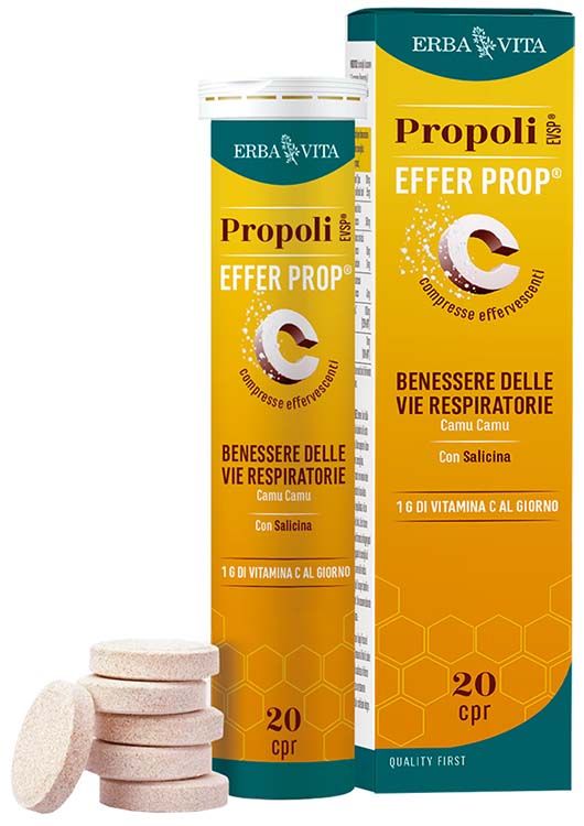 PROPOLI EVSP EFFER PROP 20 COMPRESSE EFFERVESCENTI - Farmacia Artemisia di Montecuollo Dott. Angelo snc
