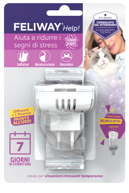 FELIWAY HELP DIFFUSORE + RICARICA - Farmacia Artemisia di Montecuollo Dott. Angelo snc