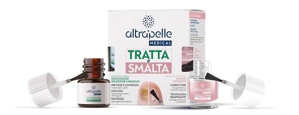 ALTRAPELLE MEDICAL TRATTA E SMALTA SOLUZIONE UNGUEALE 7 ML + SMALTO 5 ML - Farmacia Artemisia di Montecuollo Dott. Angelo snc