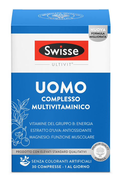 SWISSE MULTIVITAMINICO UOMO 30 COMPRESSE - Farmacia Artemisia di Montecuollo Dott. Angelo snc