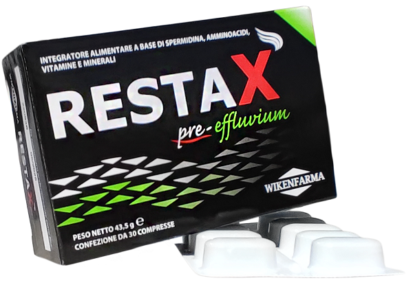 RESTAX PRE EFFLUVIUM 30 COMPRESSE - Farmacia Artemisia di Montecuollo Dott. Angelo snc