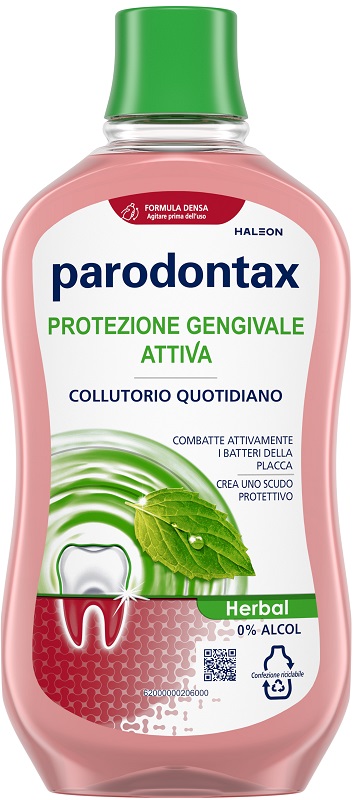 PARODONTAX COLLUTORIO PROTEZIONE GENGIVE HERBAL 500 ML - Farmacia Artemisia di Montecuollo Dott. Angelo snc