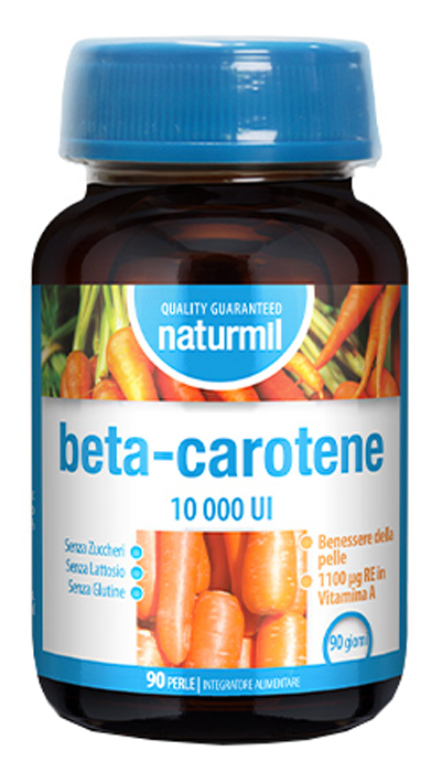 NATURMIL BETA-CAROTENE 10000 UI 90 PERLE - Farmacia Artemisia di Montecuollo Dott. Angelo snc