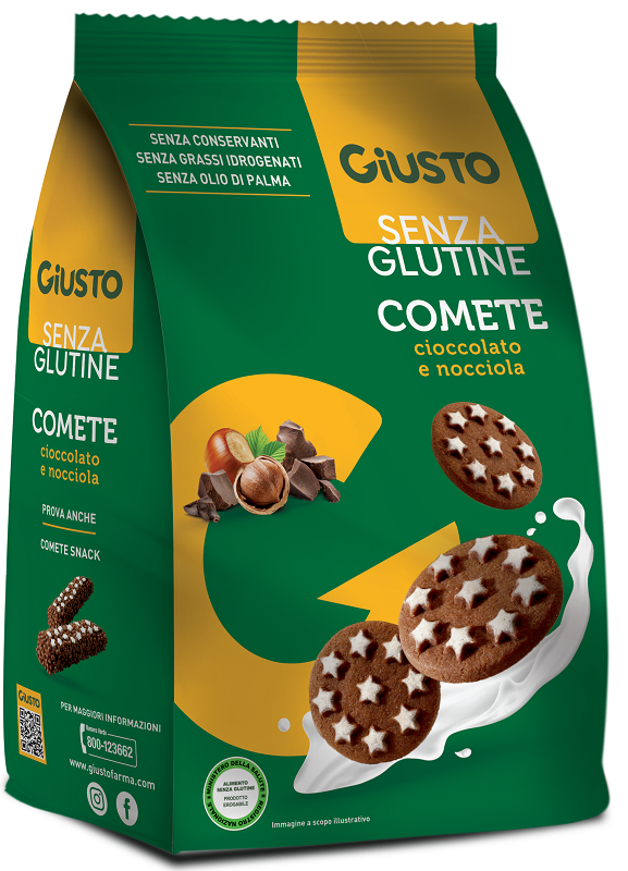 GIUSTO SENZA GLUTINE COMETE BISCOTTI 200 G - Farmacia Artemisia di Montecuollo Dott. Angelo snc