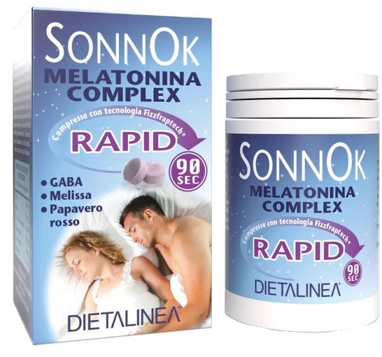 DIETALINEA SONNOK MELATONINA RAPID 60 COMPRESSE - Farmacia Artemisia di Montecuollo Dott. Angelo snc