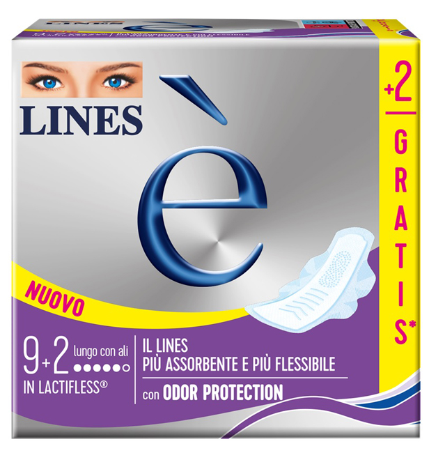 LINES E' LUNGO CARRY PACK 9 + 2 PEZZI - Farmacia Artemisia di Montecuollo Dott. Angelo snc