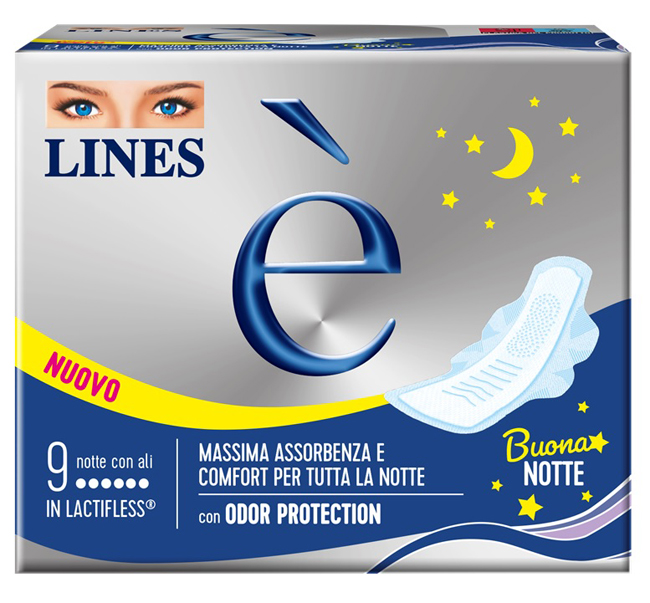 LINES E' NOTTE CARRY PACK 9 PEZZI - Farmacia Artemisia di Montecuollo Dott. Angelo snc